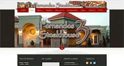 Desktop Screenshot of fernandessteakhouse3.com